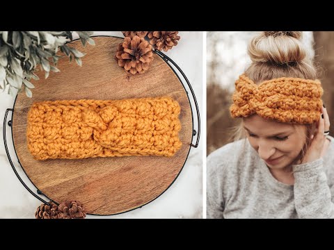 Cloud Nine Headband Crochet Tutorial - Easy Crochet Headband - Quick Crochet Ear Warmer