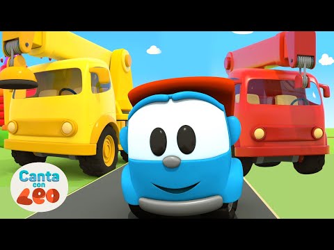 Leo el Camión - Reparación de grúas - NUEVA Cancion Infantil con carros para niños
