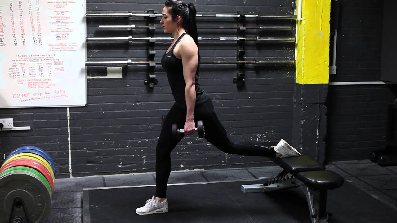 My PT Hub Exercise Library - Dumbbell Split Squats