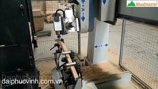 Woodmaster. MÁY PHAY MỘNG ÂM DƯƠNG CNC 5 Trục nạp phôi tự động