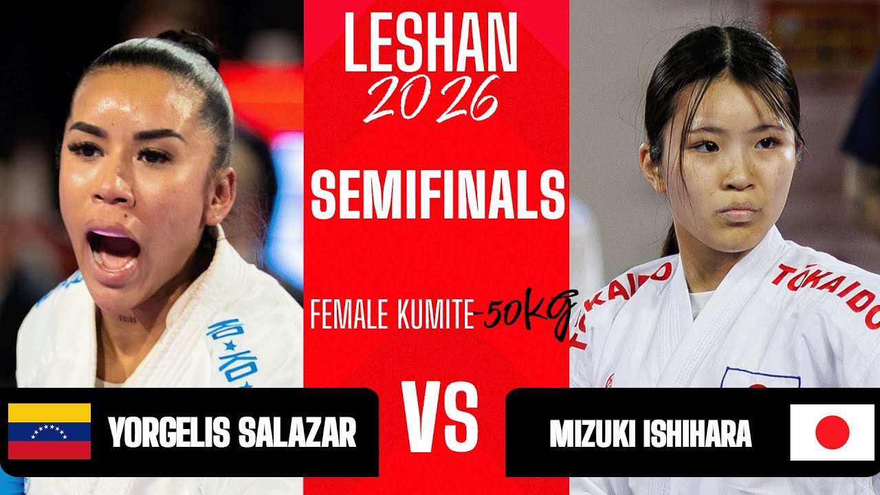 Yorgelis Salazar vs Mizuki Ishihara | Intense Kumite Semifinal Fight | Premier League Leshan 2026