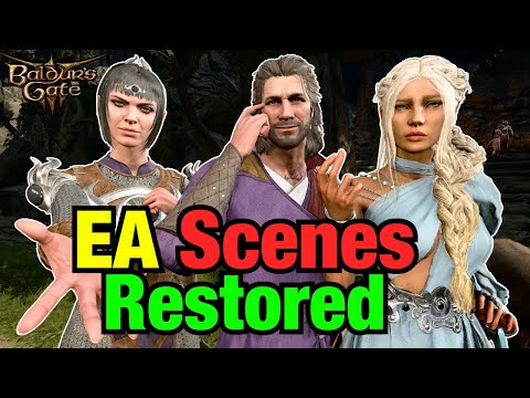 Early Access Scenes RESTORED NOW AVAILABLE in Baldur's Gate 3