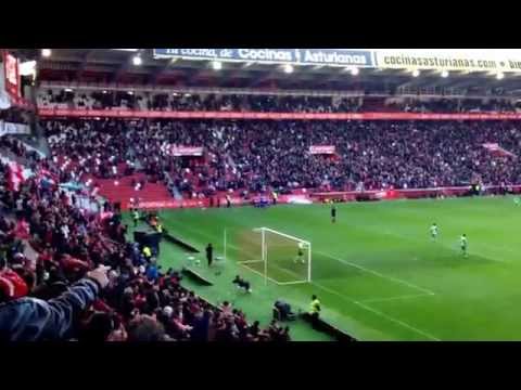 Gol de Lekic (3-1) al Girona visto desde la grada.