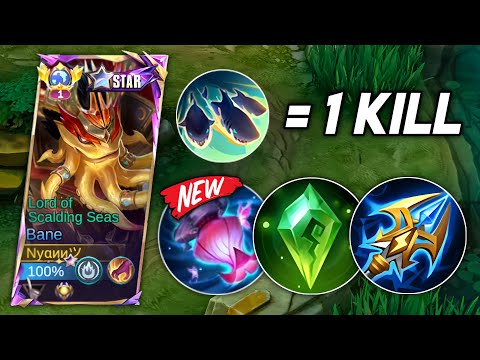 BANE NEW BRUTAL DAMAGE BUILD 2025!🔥( Bane best build & emblem 2025 ) - mlbb