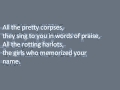 All The Pretty Corpses by Schoolyard Heroes lyrics
