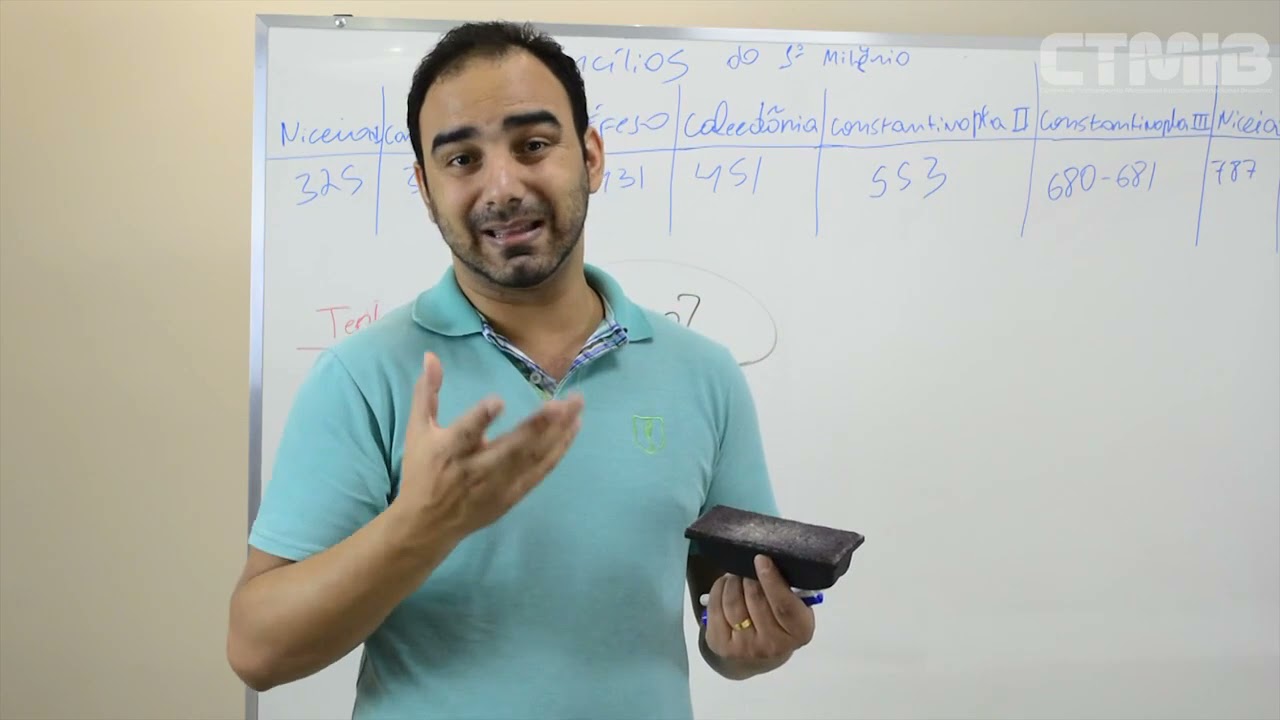 Os Concílios da Igreja Católica -  História do Cristianismo - Aula 03