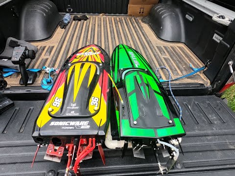 Proboat Impulse 32 trim tab upgrade plus Sonicwake v2 fast