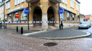 preview picture of video 'Bankrån Handelsbanken Vimmerby 20110623'