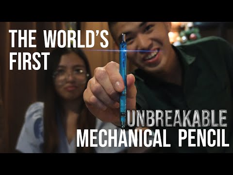 THE WORLD'S FIRST UNBREAKABLE MECHANICAL PENCIL!!!