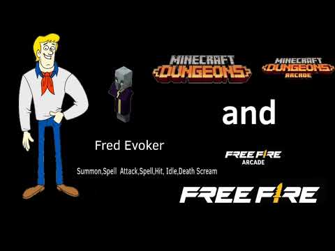Newtee's Happy House Village - Minecraft Dungeons (Arcade) and Free Fire (Arcade) Fred Evoker SFX:Spell (Attack),Ambient,Hit,