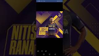 Official knight riders in the kkr Jersey in ipl 2020