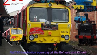 A day at the rail200 insperation train at Bo’ness (TRAILER)