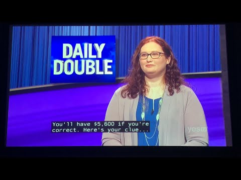 Jeopardy, Mattea Roach DAY 24 - 1st Daily Double (5/6/22)