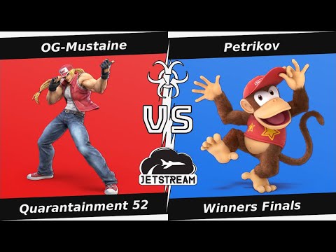Quarantainment 52 Winners Finals - OG-Mustaine (Terry) Vs. Petrikov (Diddy Kong) Smash Ultimate - SS