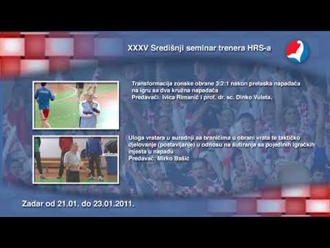 Seminar 2011. IV. dio Najava predavanja