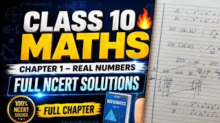 Class 10 Maths Chapter 1 Real Numbers Full Chapter | NCERT Solutions | 