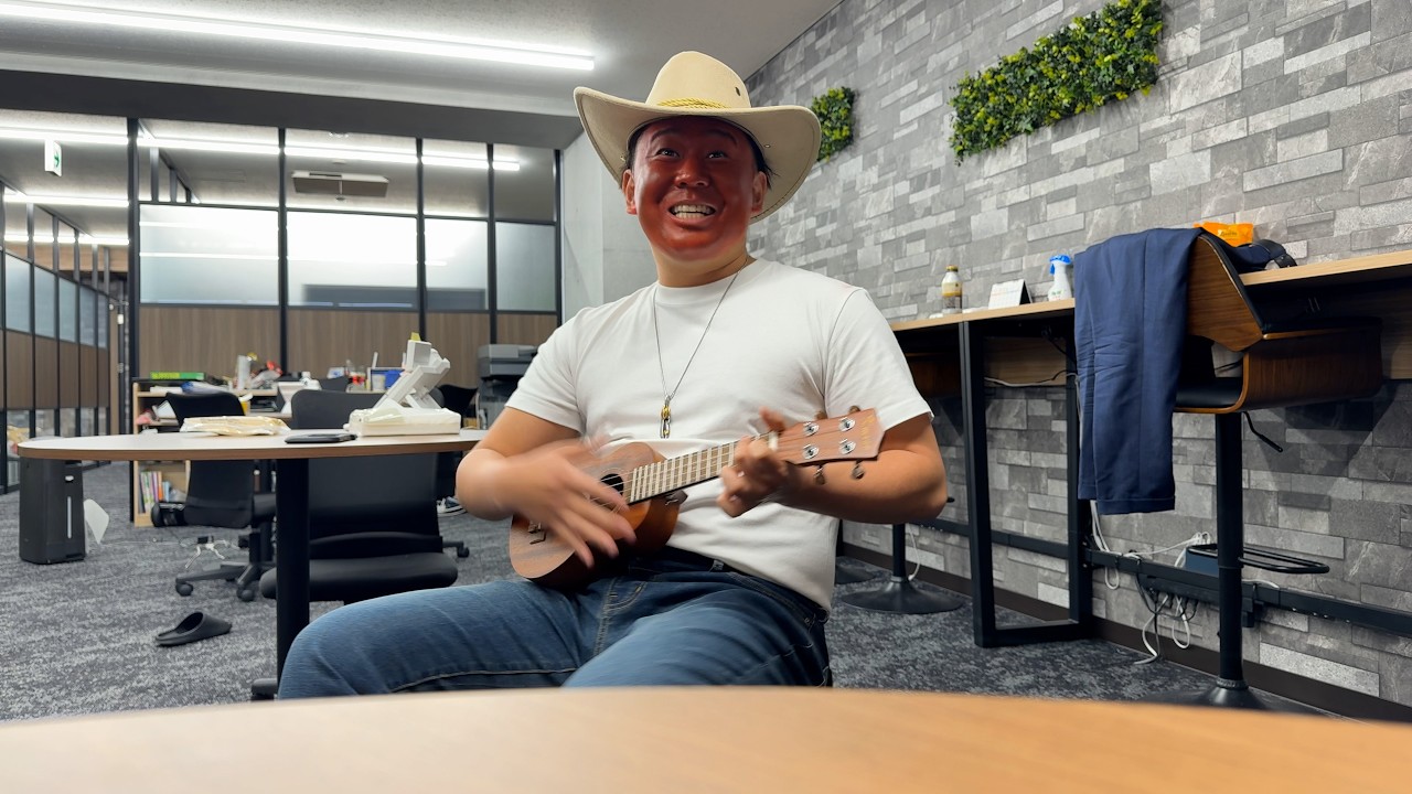 【生演奏】事務所で大物アーティストがLIVEしてくれました