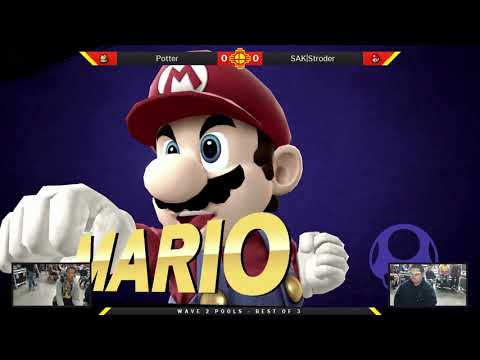 808s & Shieldbreaks Wave 2 Pools - Potter (Fox) vs SAK|Stroder (Mario)