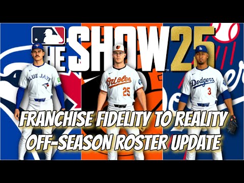 MLB The Show 25 - COMPLETE Off-Season Roster Update!