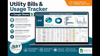 Utility Bills & Usage Tracker in Google Sheets