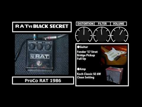 NEW MOOER BLACK SECRET ProCo RAT Clone Distortion Pedal + 2 *Free* Patch Cables! image 4