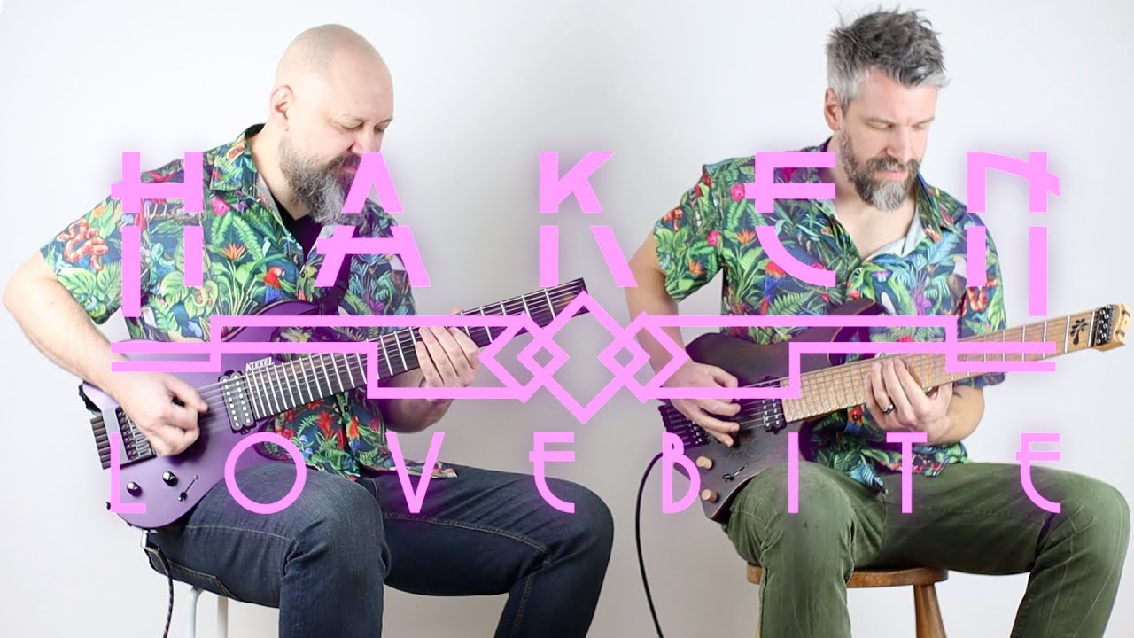 Haken - 'Lovebite' Guitar Playthrough - Charlie Griffiths & Richard Henshall - YouTube