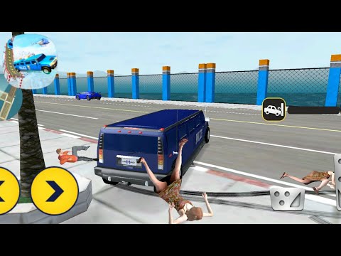 Us Police Limo Ramp Car Stunts: Police Car Games Gameplay- iOS & Android #8