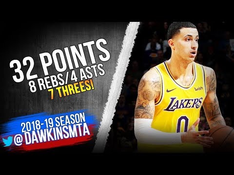 Kyle Kuzma Full Highlights 2019 01 17 Lakers vs Thunder   32 Pts 7 Threes CLUTCH!  FreeDawkins