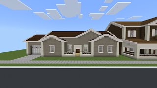 How To Build A Suburban House 🏠 In Minecraft Tutorial 775