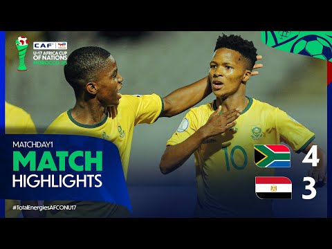 South Africa 4-3 Egypt Match Highlights l TotalEnergies AFCON U-17 l Matchday 1