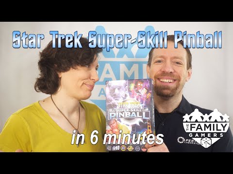 Star Trek Super Skill Pinball - A 6 Minute Review [with The Family Gamers]