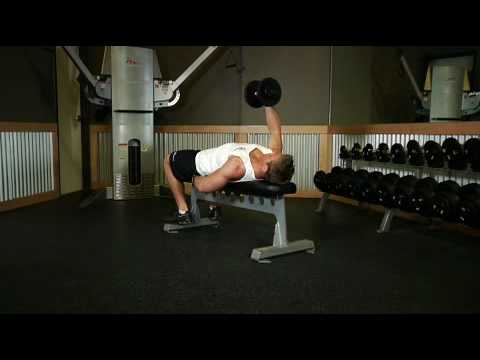 One-Arm Flat Bench Dumbbell Flye Exercise Guide and Video.mp4