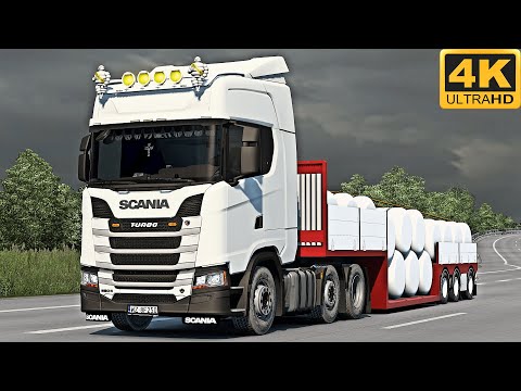 4K | ETS2 1.45 | Promods | Scania S580 V8 | Berlin 🇩🇪 󠁧󠁢󠁳󠁣 - Kiel 🇩🇪