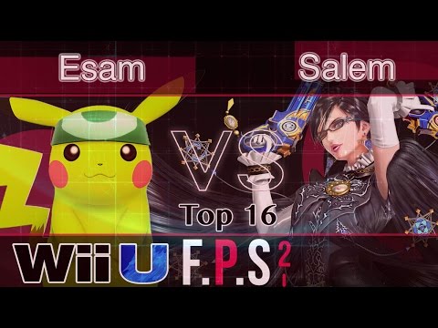 PG|Esam (Pikachu) vs. MVG|Salem (Bayonetta) - Wii U Top 16 - FPS2