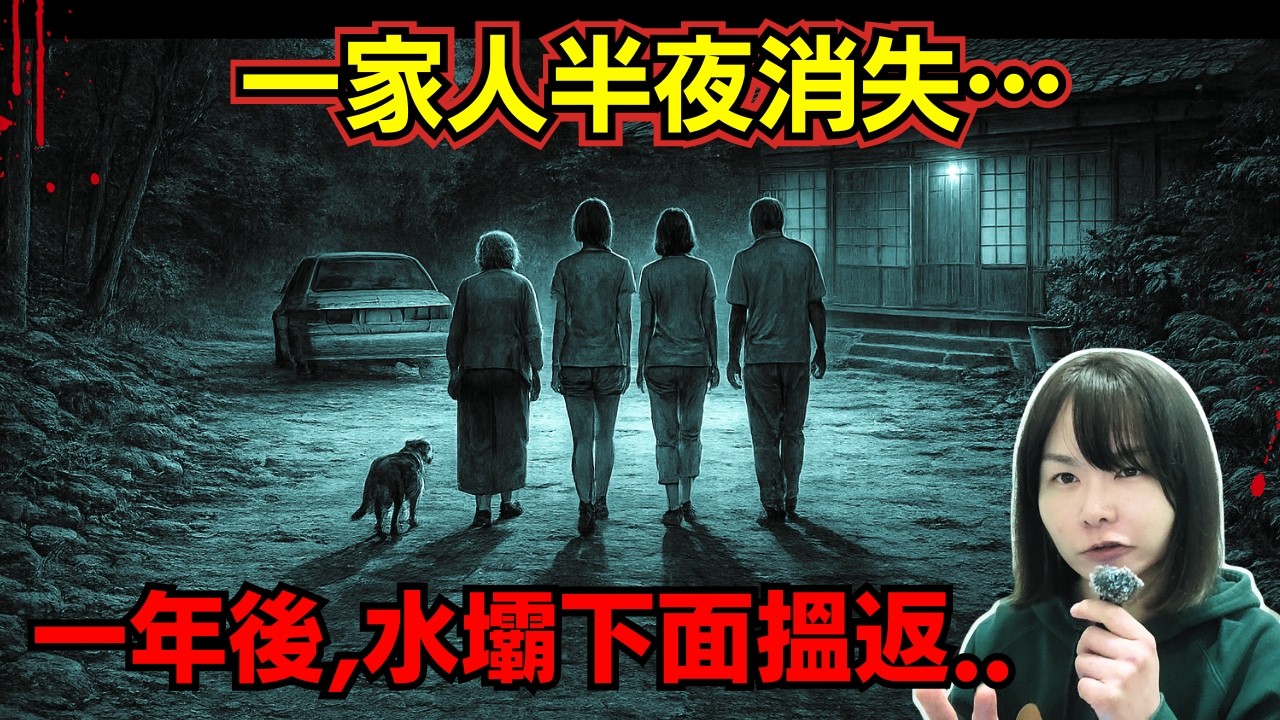 睡衣出門、早餐未食..日本一家四口半夜消失、一年後竟在水壩下面發現? 日本未解決事件 聽完會寒一寒 #奇怪  #心寒 #奇談 #日本 #詭異