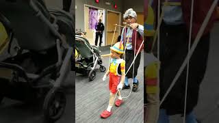 2023 NICU Halloween Parade Pinocchio &amp; Geppetto Costume