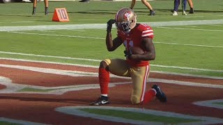 49ers Star Drops to Knees After Touchdown For Pray