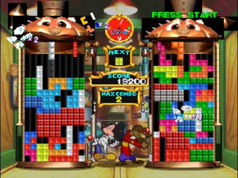 Magical Tetris Challenge - Mickey's story(N64 / Nintendo 64) - Vizzed.com GamePlay