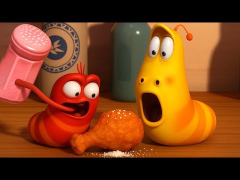 LARVA SEASON 1 EPISODE 110: Add salt to chicken thighs 🧂🍗 SMToon Larva Enjoy 2025 #30.4.2025