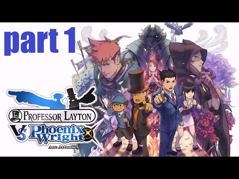 [nl/eng] Professor Layton vs. Phoenix Wright: Ace Attorney (part 1)