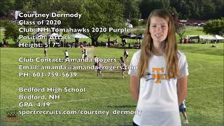 Courtney Dermody 2020 Lacrosse Summer 2017 Highlight Video