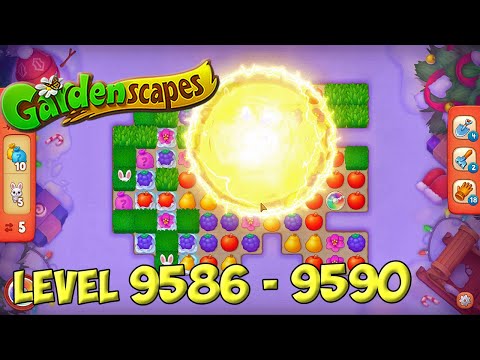 GardenScapes level 9586 - 9590 🌱 Playrix HD