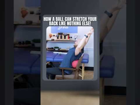 Anatomie & Behandlungswissen Videos – Interaktives Nachschlagewerk für Physio, Massage, Therapie 18 Seated Ball Stretch