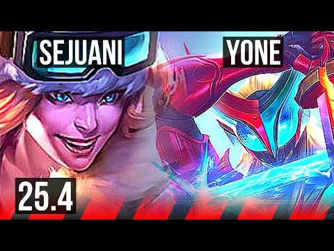 SEJUANI vs YONE (TOP) | KR Master | 25.4