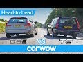 New diesel vs old petrol DRAG and ROLLING RACE: Volvo V90 D5 2017 vs 850 T5 1995 -which is quicker?