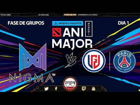 NIGMA vs PSG.LGD - 1 - WEPLAY ANIMAJOR - Fase de Grupos - Viciuslab