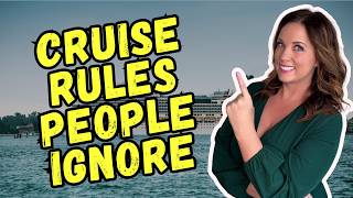 Surprising Cruise Etiquette Rules Everyone Should Follow