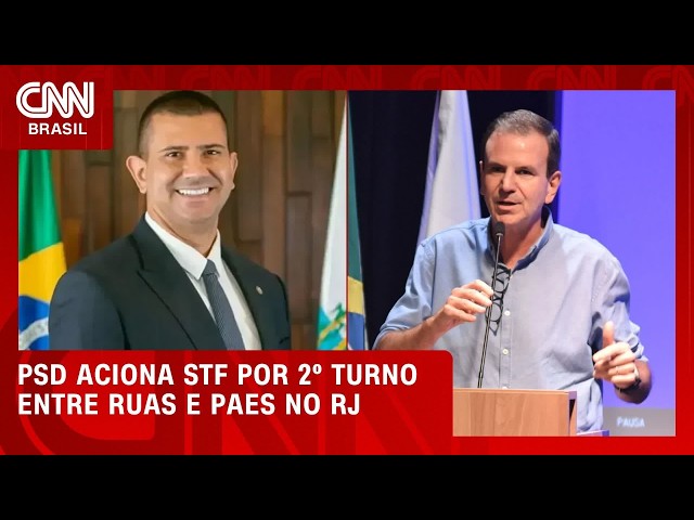 PSD entra no STF para que segundo turno entre Ruas e Paes aconteça no RJ | BASTIDORES CNN