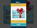 gift voucher - a card or paper you can use... video thumbnail