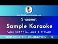 Shaamat Male Version Karaoke With Lyrics Ankit Tiwari High Quality Karaoke